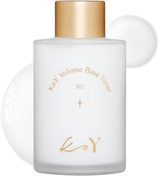 KOY Volume Base Toner, Hydrating and Mild Skin Barrier with Milk Ceramide Complex & Niacinamide, Daily Facial Milky Toner for Soothing & Moisturizing, Smooth & Supple Glass Skin, 3.38 fl oz